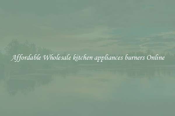 Affordable Wholesale kitchen appliances burners Online