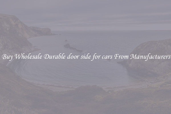 Buy Wholesale Durable door side for cars From Manufacturers