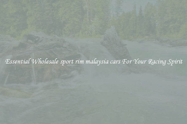 Essential Wholesale sport rim malaysia cars For Your Racing Spirit