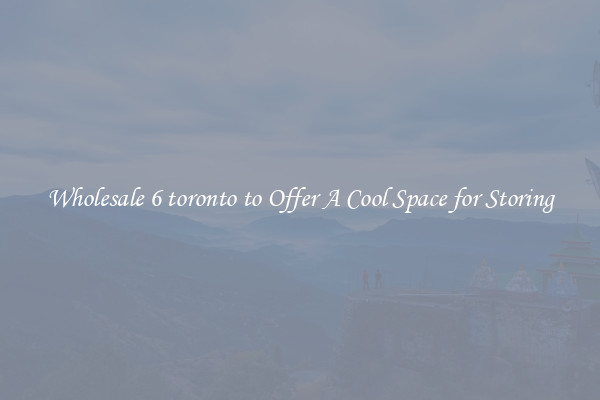 Wholesale 6 toronto to Offer A Cool Space for Storing