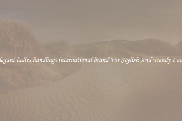 Elegant ladies handbags international brand For Stylish And Trendy Looks