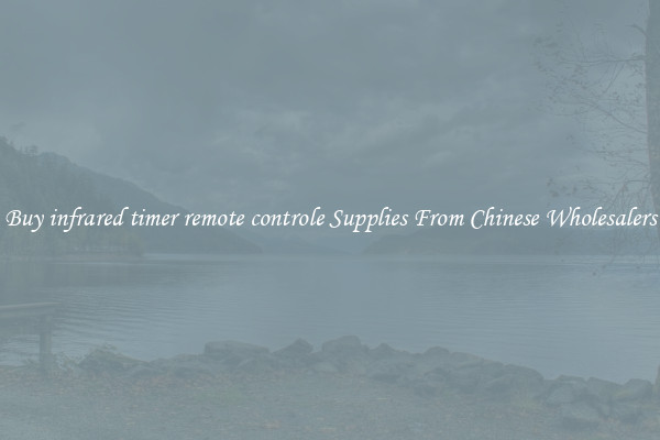 Buy infrared timer remote controle Supplies From Chinese Wholesalers